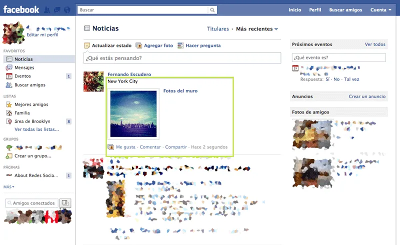Redes Sociales: Facebook: Subir una foto