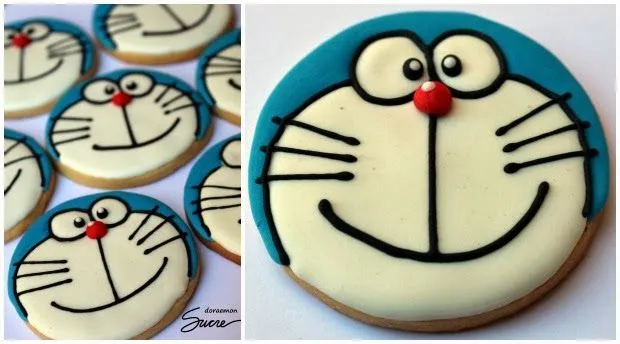 Sucre, galetes amb personalitat: Galetes Doraemon / Galletas Doraemon