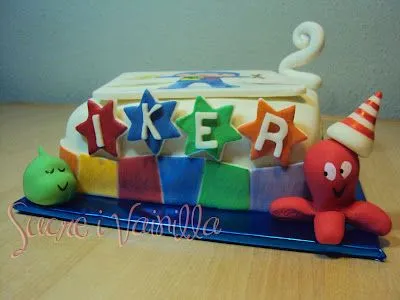 sucre i vainilla - pasteles personalizados: Tarta pintada a mano ...