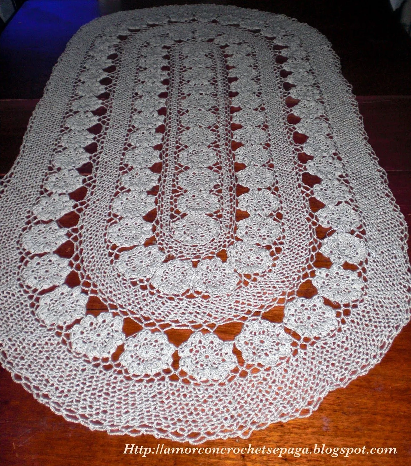 Para mi suegra! (Mantel Ovalado - Crochet) | . . .amor con crochet ... Para mi suegra! (Mantel Ovalado - Crochet) | . . .amor con crochet ...