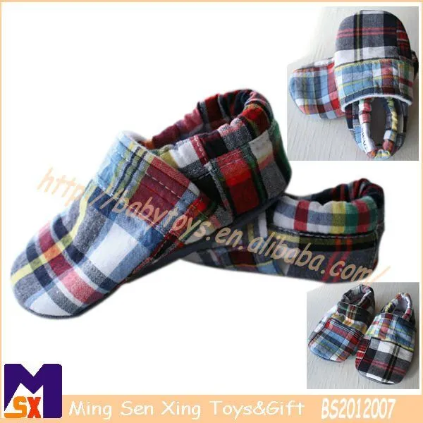 Suela suave zapatos de bebé, tela de algodón zapatos de bebé ...