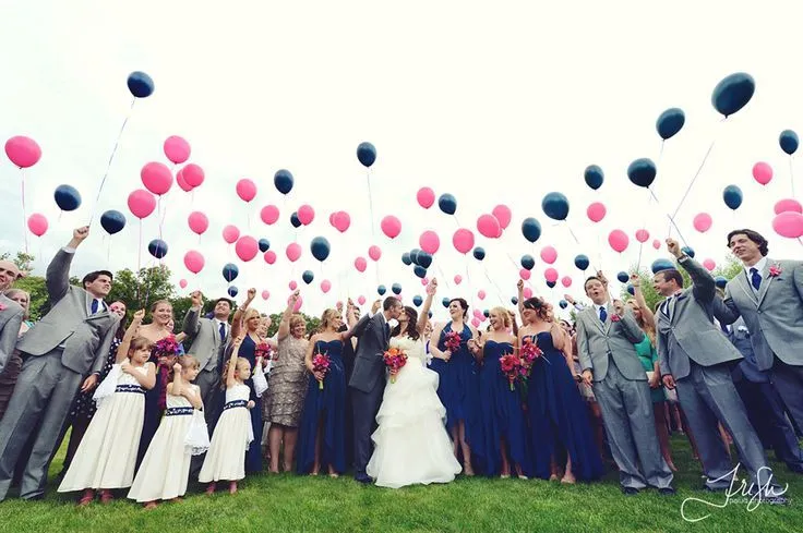 Suelta de globos en tu boda | Colores de Boda