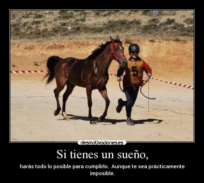 Si tienes un sueño, | Desmotivaciones