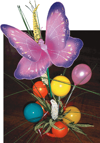 SUEÑOS DE UNA QUINCEAÑERA: CENTROS DE MESA FIESTA TEMATICA MARIPOSA