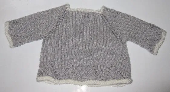 Sueter de bebé en dos agujas a punto de jersey - Imagui Sueter de bebé en dos agujas a punto de jersey - Imagui