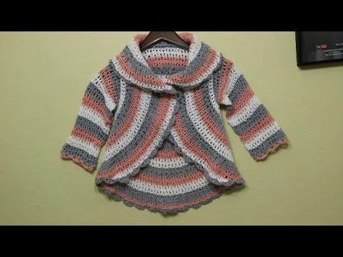Suéter para Niña de 6 a 7 años Crochet - YouTube Suéter para Niña de 6 a 7 años Crochet - YouTube