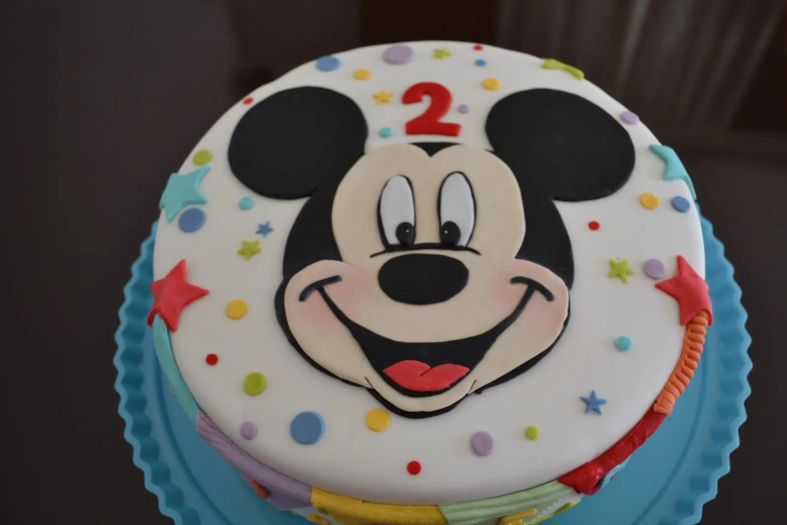 Tarta cara Mickey Mouse - Imagui