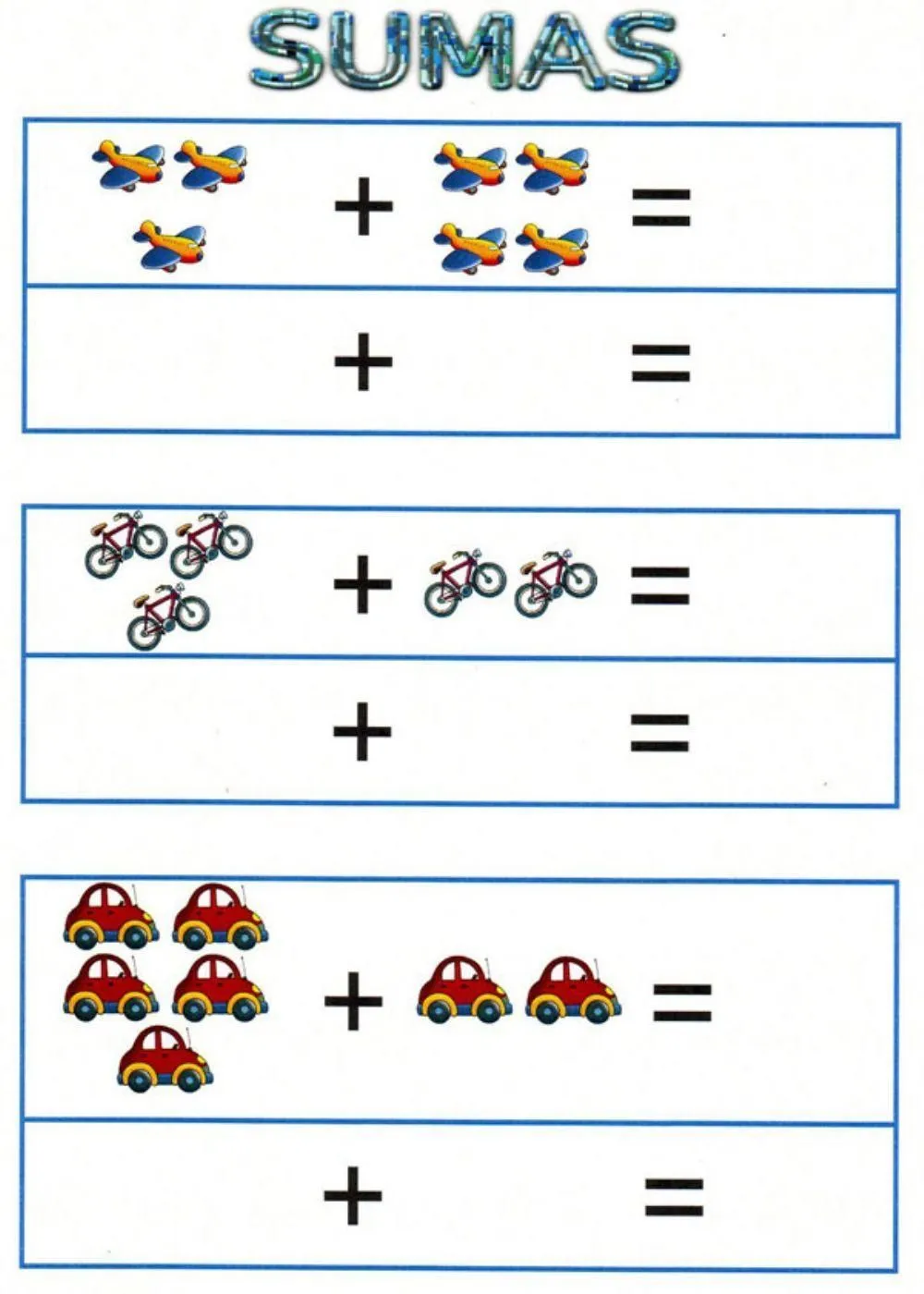 Suma con dibujo sin llevadas worksheet | Live Worksheets Suma con dibujo sin llevadas worksheet | Live Worksheets