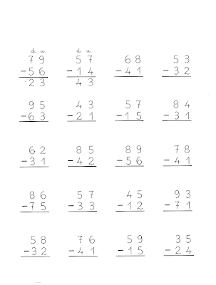 FICHAS DE RESTAS PARA NIÑOS - NIVEL 2 : FICHAS PARA NIÑOS