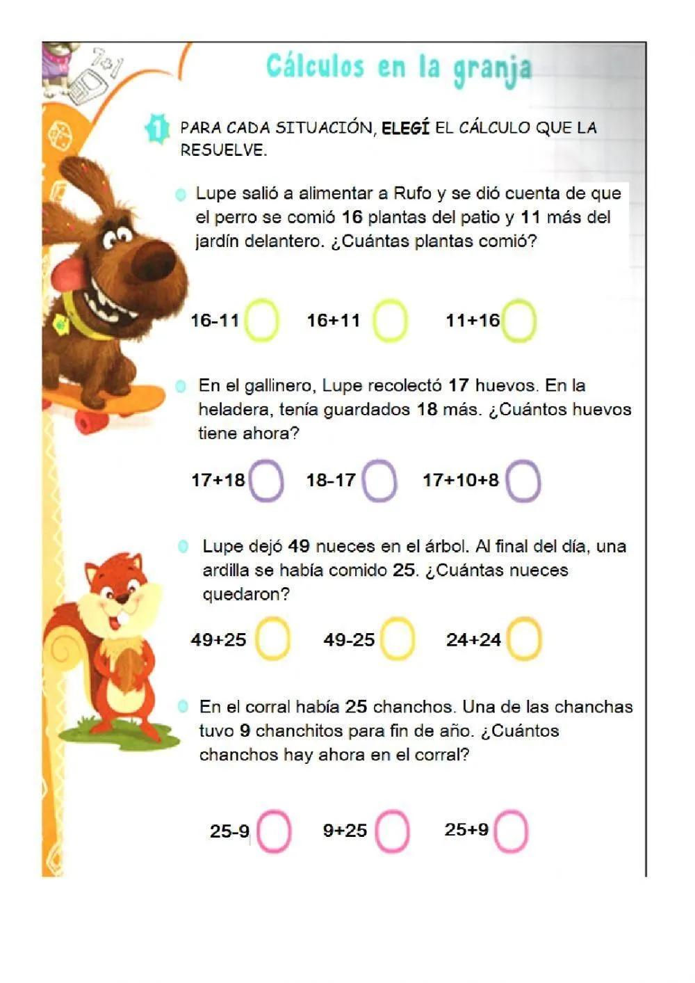 Sumas y restas worksheet for segundo grado de primaria | Live Worksheets Sumas y restas worksheet for segundo grado de primaria | Live Worksheets