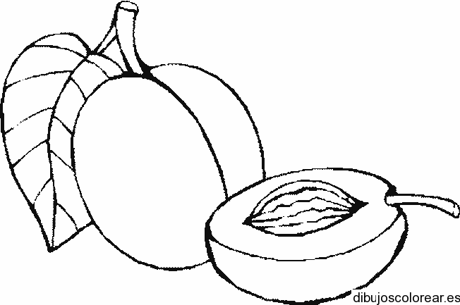 duraznos | Dibujos para Colorear