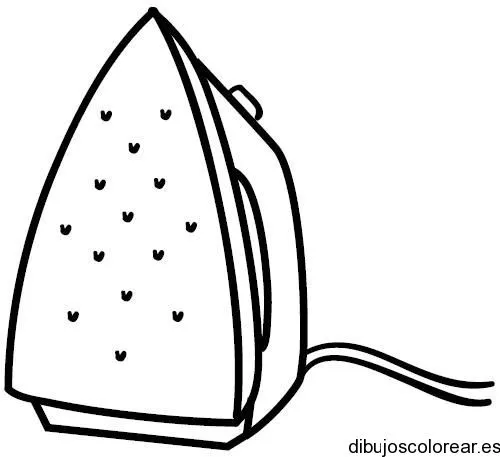 Dibujo de una plancha | Dibujos para Colorear Dibujo de una plancha | Dibujos para Colorear