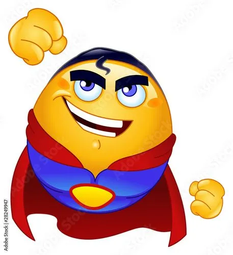 Super hero emoticon" Imágenes de archivo y vectores libres de ...