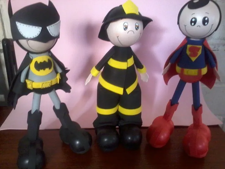 SUPER HÉROES... BUSCAR EN FACEBOOK COMO TATTY' CREACIONES FOAMI ...