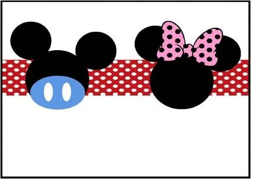 La Super Mamy: Semana de cumples: invitaciones gemelos Mickey y Minnie