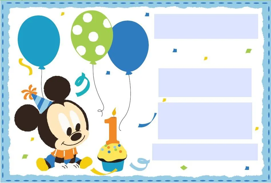 La Super Mamy: Semana de cumples: Mickey Mouse Bebé