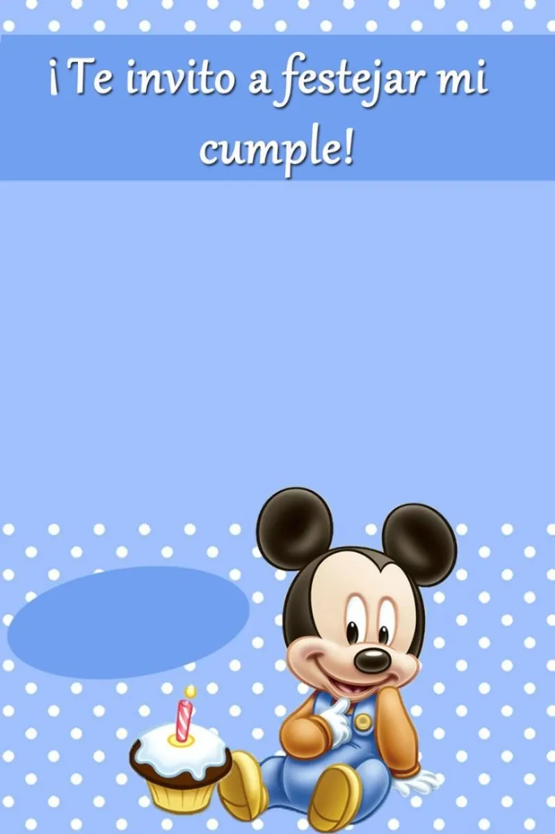 La Super Mamy: Semana de cumples: Mickey Mouse Bebé