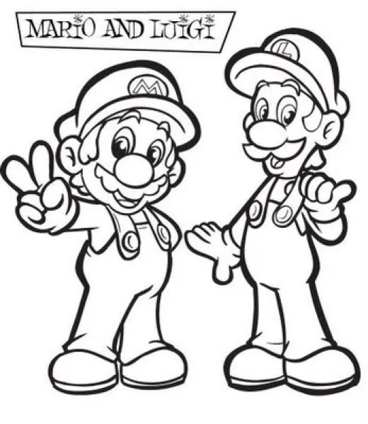 Super Mario Bros Coloring Pages | Fantasy Coloring Pages