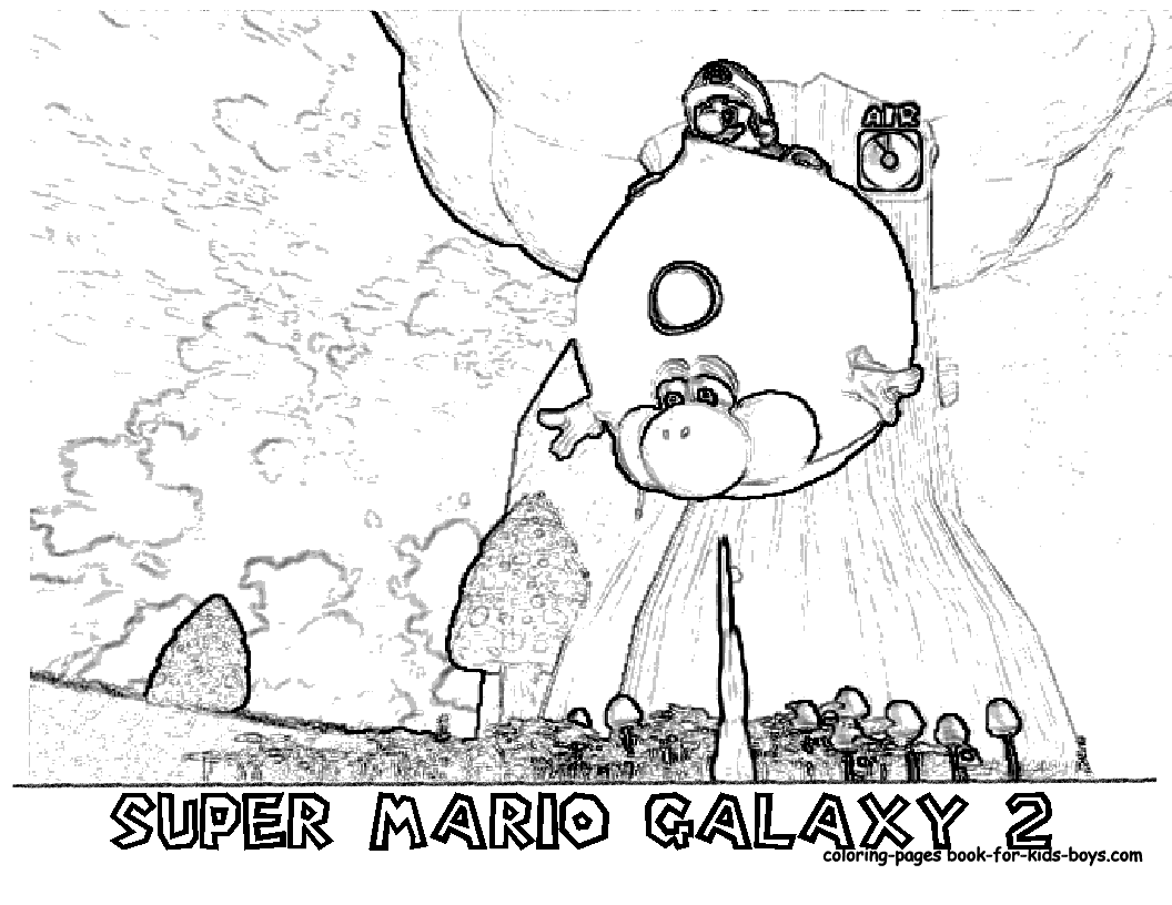 Super mario galaxy gratis - Disegni da colorare - IMAGIXS
