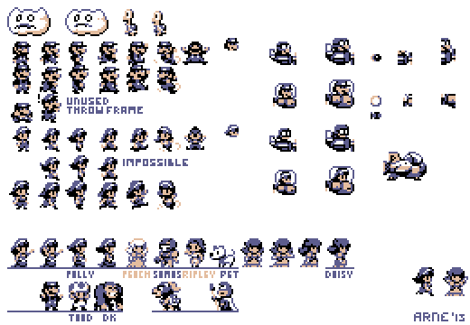 Super Mario Land sprite remake/