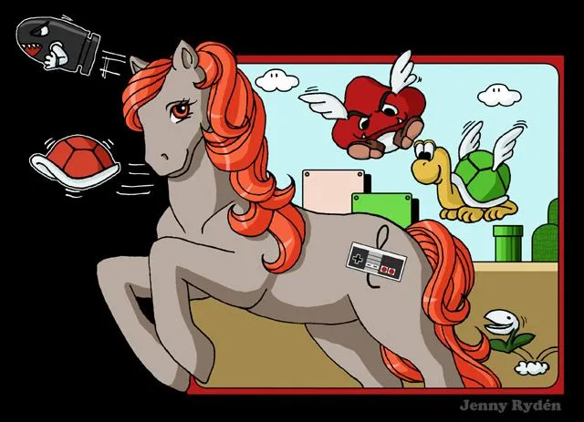 Super Mario Pony - art trade by LazyJenny on DeviantArt Super Mario Pony - art trade by LazyJenny on DeviantArt