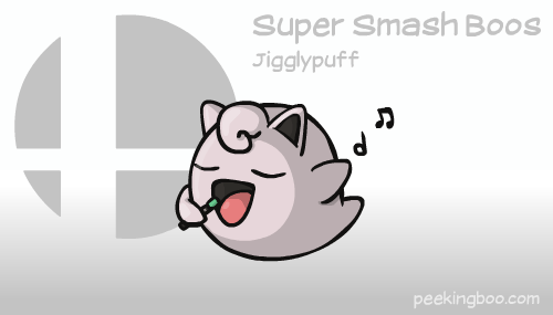 Super Smash Boos - Jigglypuff by PeekingBoo on DeviantArt Super Smash Boos - Jigglypuff by PeekingBoo on DeviantArt