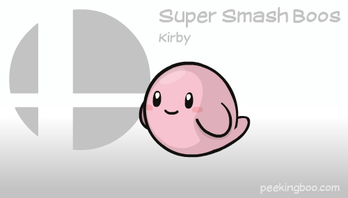 Super Smash Boos - Kirby by PeekingBoo on DeviantArt