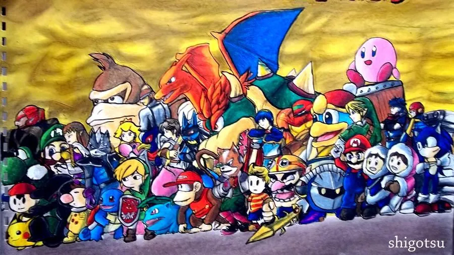 super smash bros brawl by shigotsu on DeviantArt