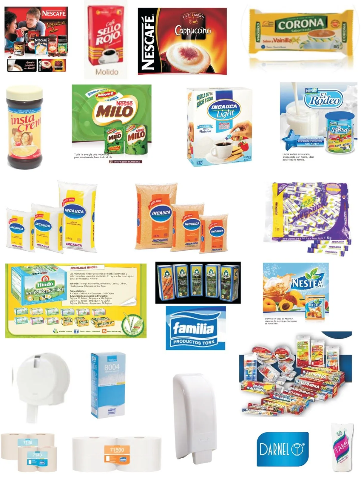 SUPERDISTRIBUIDORA Y COMERCIALIZADORA D&amp;V: CAFETERÍA Y ÚTILES DE ASEO