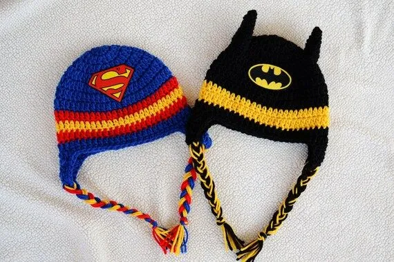 Superhéroe gorro de ganchillo inspirado por por AppleBabiesBoutique Superhéroe gorro de ganchillo inspirado por por AppleBabiesBoutique