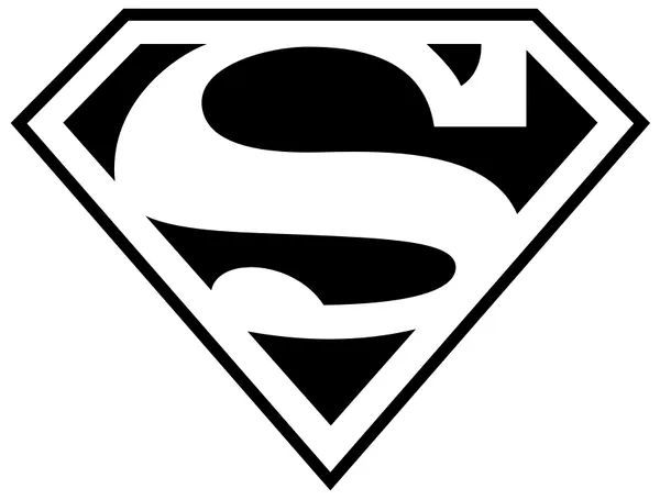 Superman Logo image - vector clip art online, royalty free ...