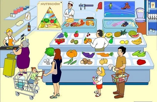 Supermercado dibujo - Imagui
