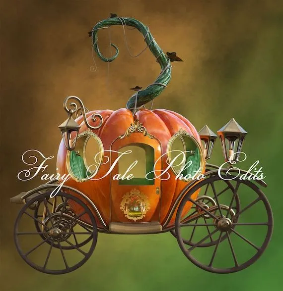 Superposiciones de carruajes de calabaza cenicienta, superposiciones de  carruajes de princesas, PNG de carruajes, con carruajes de vidrio gratuitos  de bonificación - Etsy México