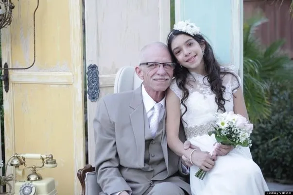 Supo que no viviría para ver a su hija casándose. Por eso, esto ...