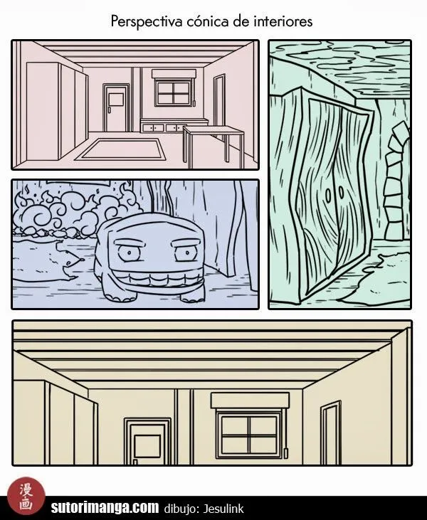 Sutori: Dibujo de escenarios #3 - Perspectiva de interiores Sutori: Dibujo de escenarios #3 - Perspectiva de interiores