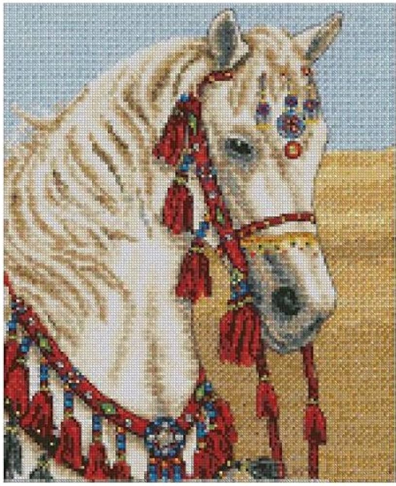 SWEET HOME Kit de bordado de punto de cruz de 14 quilates, 150 x 180 puntadas, 38 x 44 cm, algodón egipcio contado para caballos : Amazon.es: Hogar y cocina SWEET HOME Kit de bordado de punto de cruz de 14 quilates, 150 x 180 puntadas, 38 x 44 cm, algodón egipcio contado para caballos : Amazon.es: Hogar y cocina