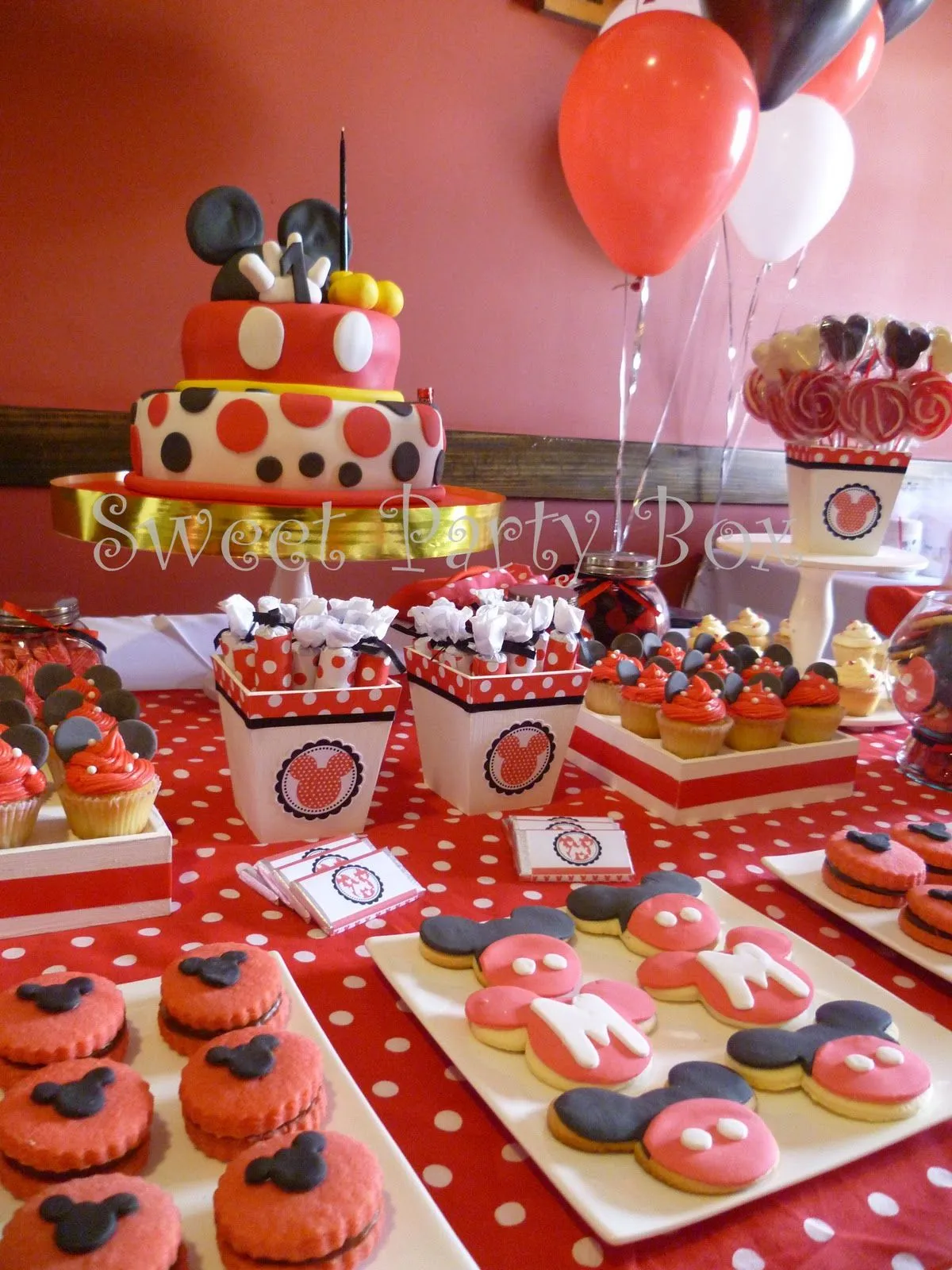 Sweet Party Box: PrImer Año y BaUtisMO de MaxImo: Mickey Mouse ... Sweet Party Box: PrImer Año y BaUtisMO de MaxImo: Mickey Mouse ...