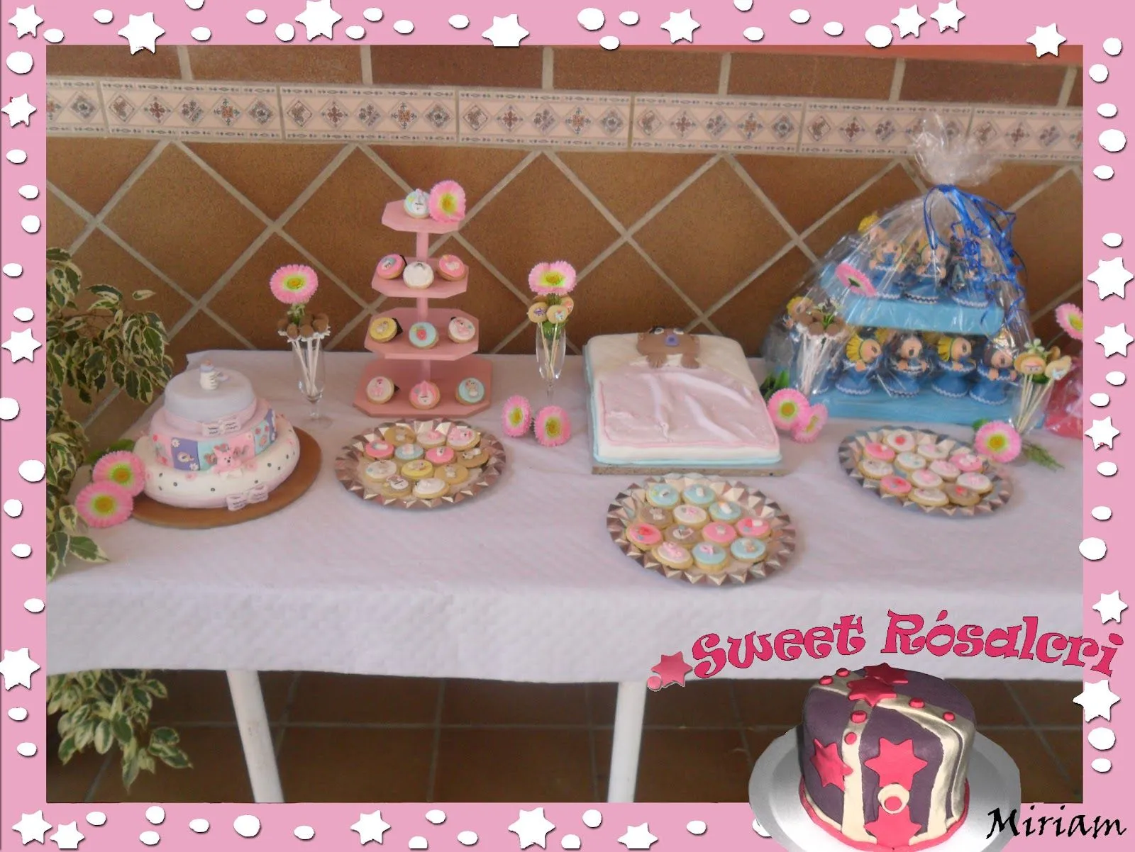 Sweet Rósalcri: Mesa de bautizo decorada - Decorated christening table Sweet Rósalcri: Mesa de bautizo decorada - Decorated christening table