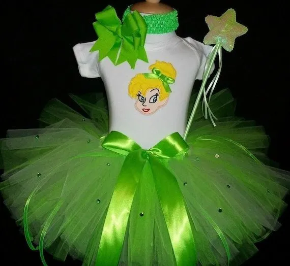 Sweetie Pie Tutus Pretty Tinkerbell Tutu por sweetiepietutus Sweetie Pie Tutus Pretty Tinkerbell Tutu por sweetiepietutus