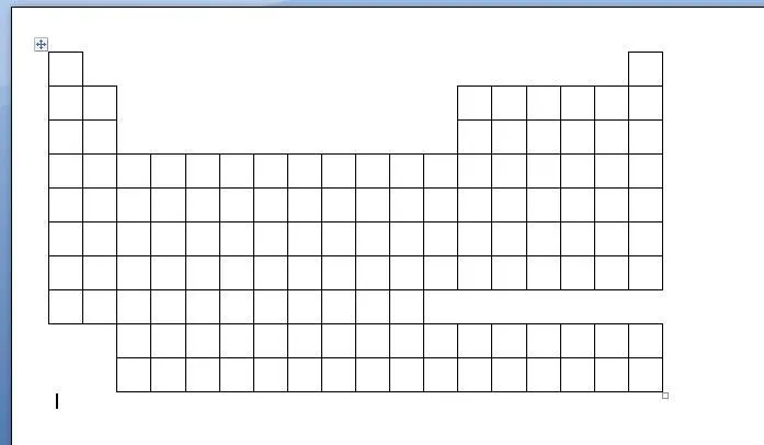 Tabla periodica para rellenar - Imagui