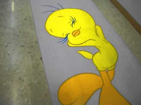 Tabla de Plancha Itziar Modelo Piolin (Tweety) - YouTube