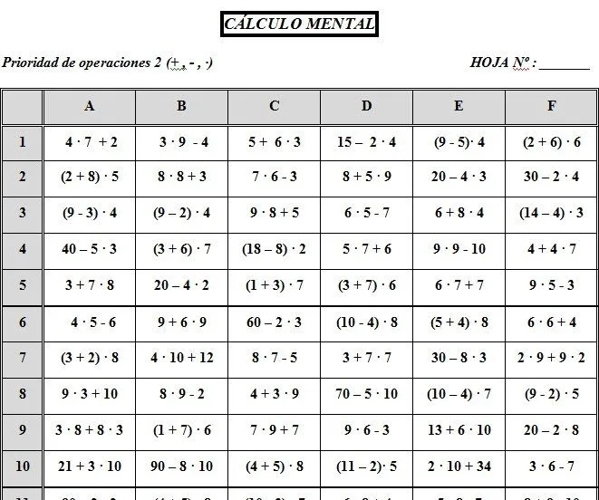 Operaciones combinadas de sumas y restas - Imagui