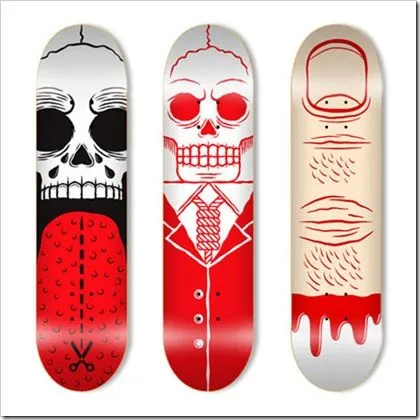 Selección de 220 diseños de ilustraciones de "Skateboard ... Selección de 220 diseños de ilustraciones de "Skateboard ...