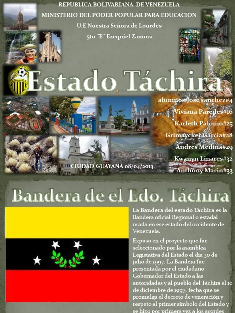 Estado Tachira | PDF | Venezuela | Personas Estado Tachira | PDF | Venezuela | Personas