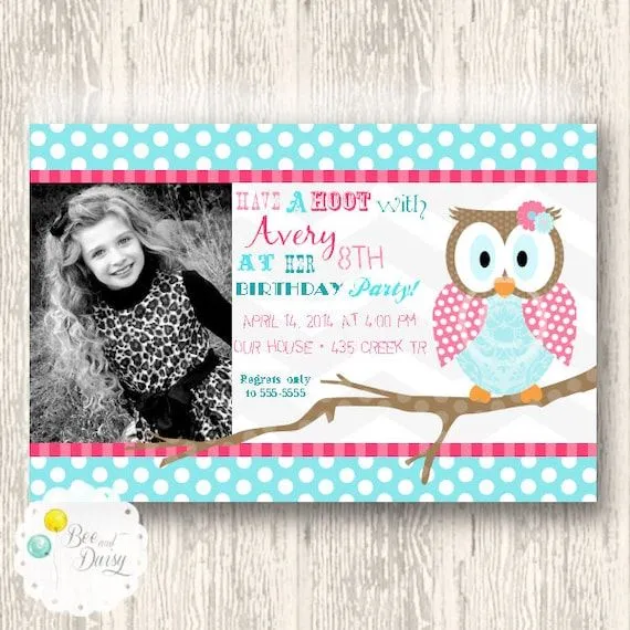 Invitaciónes para cumpleaños de niña 1 año con buho - Imagui Invitaciónes para cumpleaños de niña 1 año con buho - Imagui