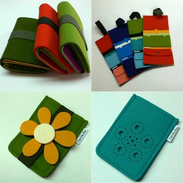 De Tacones y Bolsos: Mariela Dias: accesorios en fieltro