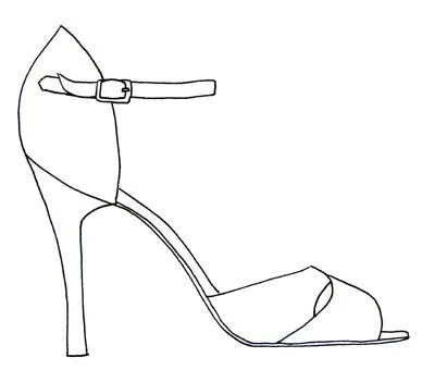 Tacones para dibujar - Imagui