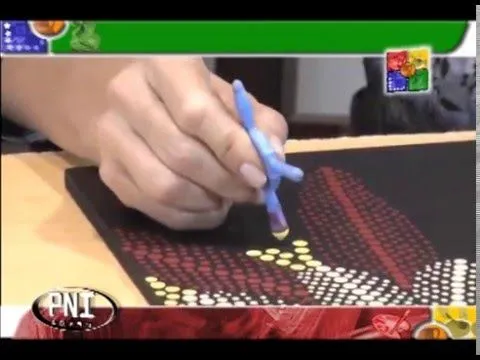 TALENTO ARTESANO CON IDEAS CON COLOR PUNTILLISMO PARTE 2.f4v - YouTube