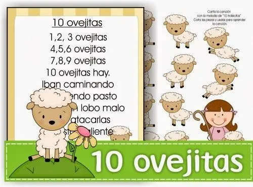 De los tales: 10 ovejitas