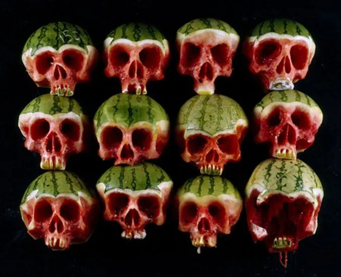 Talla calaveras en hortalizas y frutas por la "analogía entre ... Talla calaveras en hortalizas y frutas por la "analogía entre ...